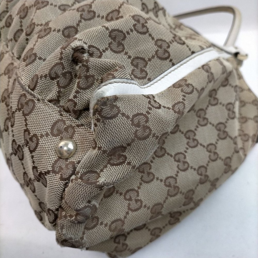 Auth Gucci Shoulder Bag Brown Canvas #43201G87 - Picture 4 of 9